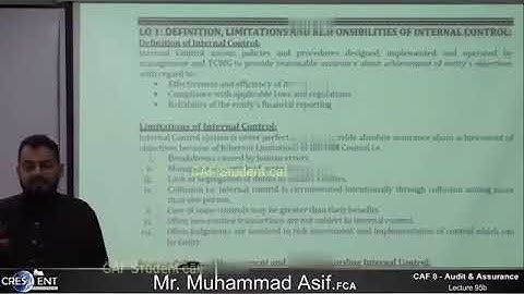 CAF 08 - AUDIT   LECTURE # 95 B  BY SIR ASIF   SEPTEMBER 2024 ATTEMPT