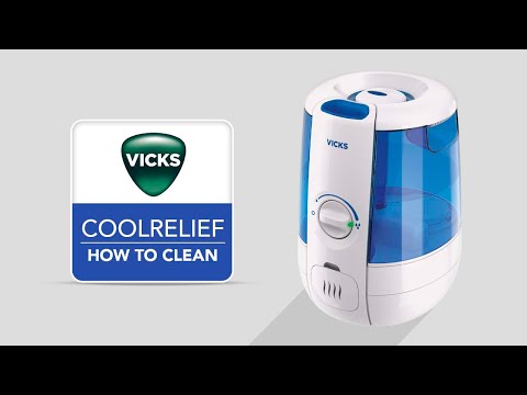 Vicks CoolRelief Filter Free Humidifier + VapoSteam VUL600 - How to Clean