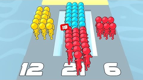 Runner Pusher - All Levels Gameplay Android, iOS