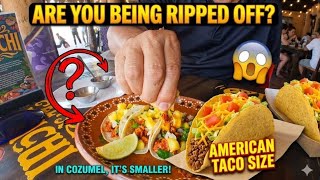 Real Mexican Tacos In Cozumel Mexico (4 for $8)