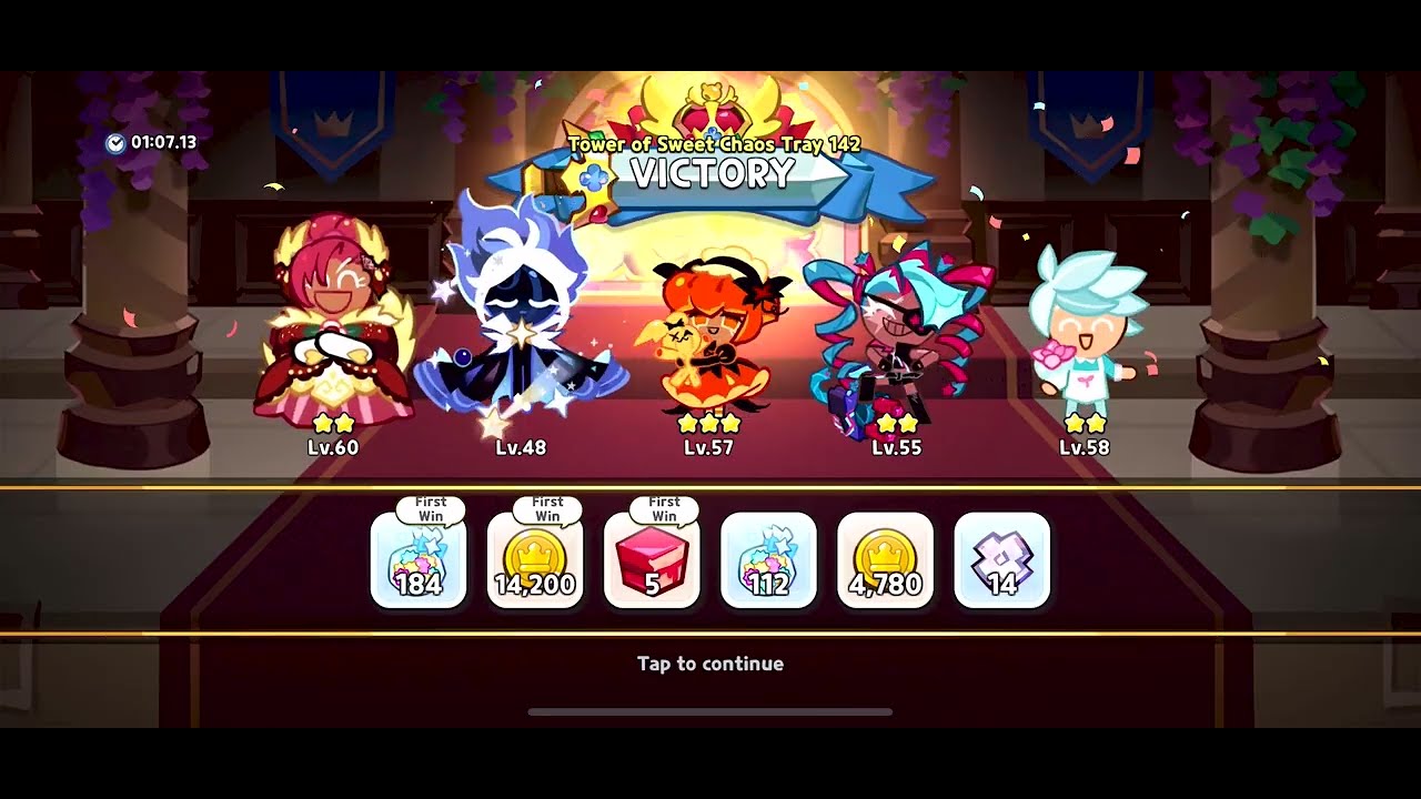 Tower of Sweet Chaos Tray 142, 143, 144 & 145 Season 14 | Cookie Run Kingdom guides