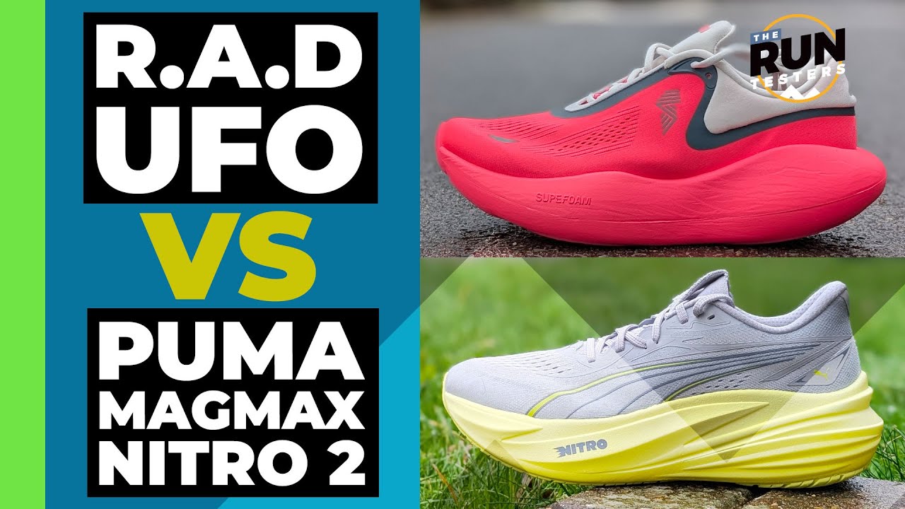 R.A.D UFO Vs Puma MagMax Nitro 2 | We test two of the chunkiest shoes out at the moment