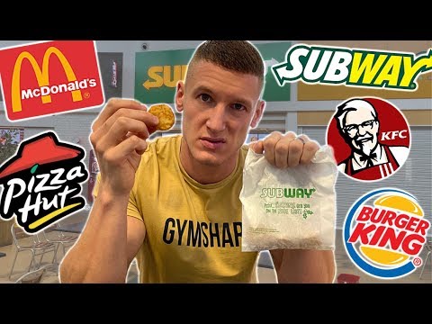 Only eating fast food items for under £1 *menu challenge*