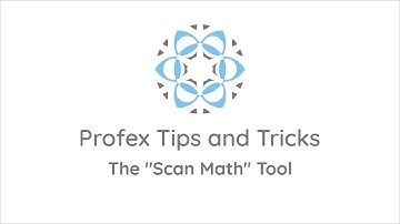 Profex Tips and Tricks: The Scan Math tool