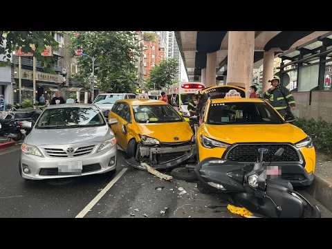[Car Accident Video] Crazy Taxi (2026.09.05, Daan District, Taipei, Civic Boulevard Section 4
