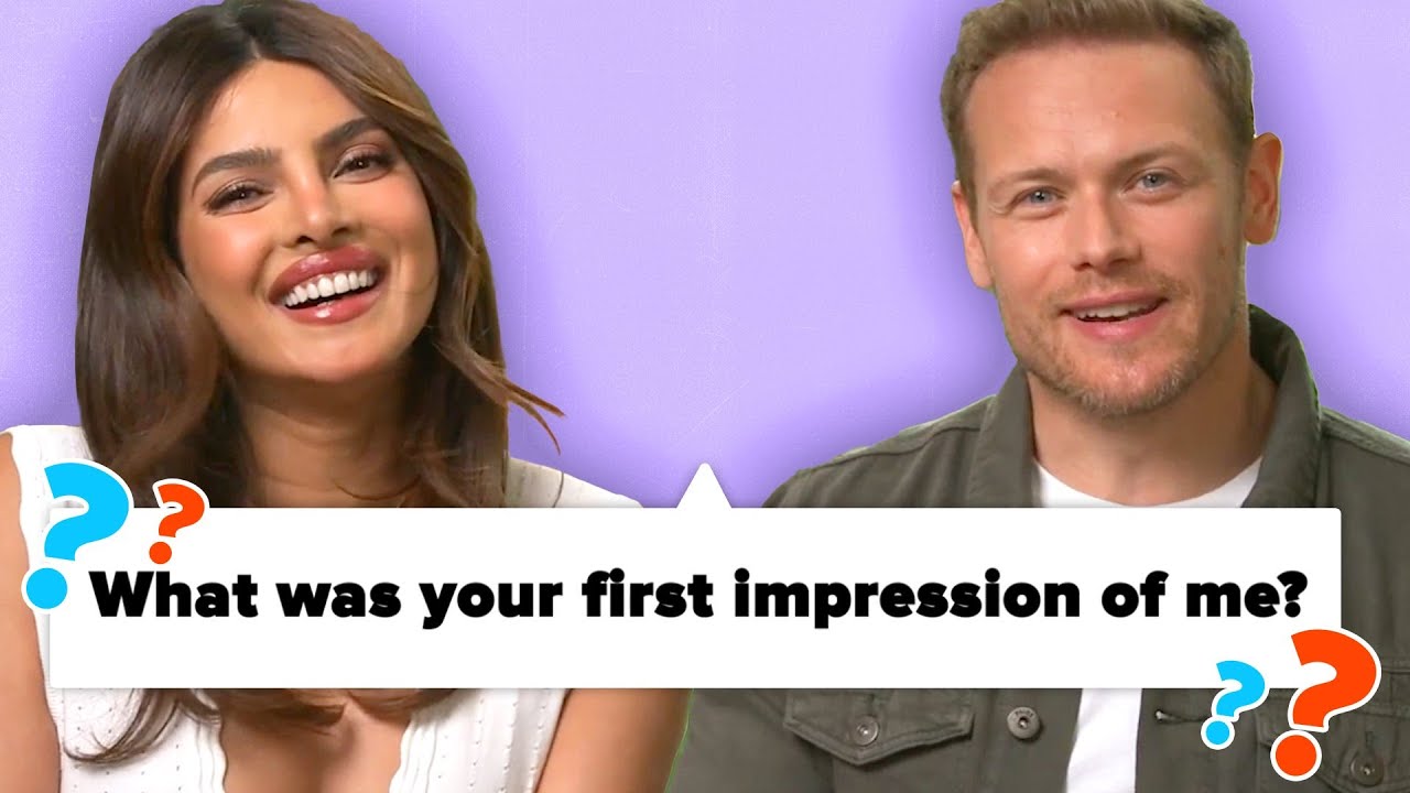 Priyanka Chopra Jonas and Sam Heughan Interview Each Other