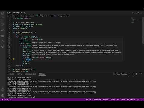 VPython 9: Mutual Inductance