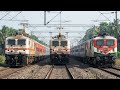 🔥 High Speed Corridor 130 Vs 110 Kmph Action RAJDHANI + DURONTO + AHMEDABAD Express