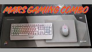 Mars Gaming combo MCP124W unboxing