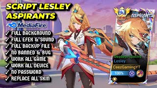 Script Skin Lesley Aspirants Deadeye Spectre No Password | Full Effect & Voice | Patch Terbaru 2026