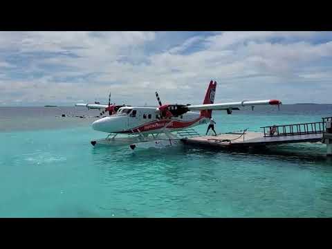 Мальдивы. Взлет на DHC-6 Twin Otter