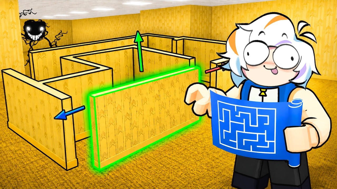 CONSTRUI LOS BACKROOMS EN ROBLOX COMPLETO