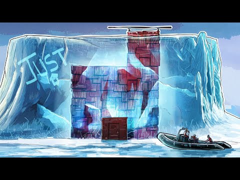 Дом прямо внутри айсберга который невозможно зарейдить в Rust/Раст