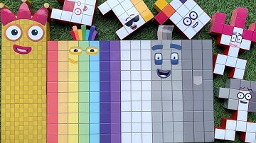 Looking for Numberblocks NEW 538 Puzzle Tetris Space ASMR  | Numberblocks Satisfying Video