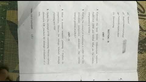 MDU University (strategic Human resource management question paper)2022 MBA 3rd sem