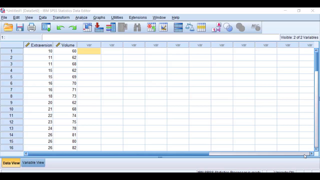 Correlation & Regression - SPSS Example - YouTube