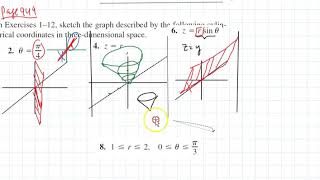 Math 2140 Section 15.7(1)Triple Integrals in Cylindrical and Spherical Coordinates