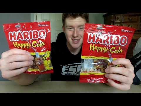 (Asmr) Haribo Happy Cola Gummy Mukbang