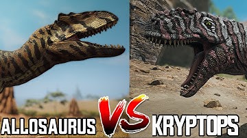 Allosaurus vs Kryptops: Who Will Win? Path Of Titans