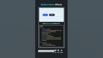🌟 Button Hover Effect 2025 Style! 💻✨ | Trendy UI Animation in 60 Seconds||#shorts #short #htmlcssjs