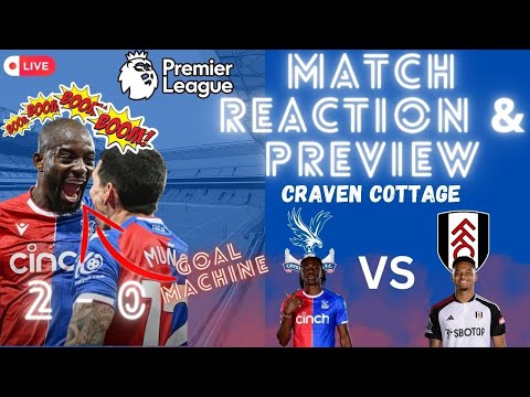 NEWCASTLE REACTION & FULHAM PREVIEW #cpfc #crystalpalace #premierleague #crynew #fulham #fulcry