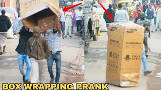 BOX WRAPPING PEOPLE PRANK PART 3! || PRANK IN INDIA || MOUZ PRANK