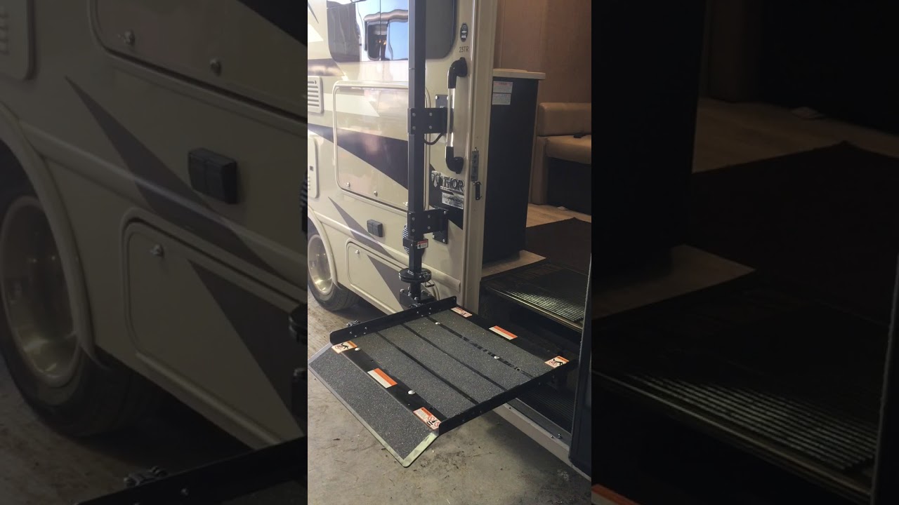 Mobility Lift Installed in RV