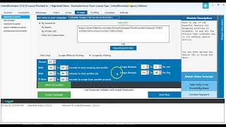 Linked Dominator scrape company employee details by using search URL