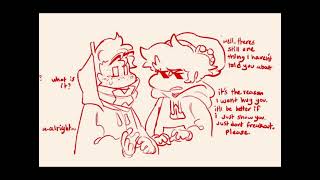 Pico x bf sad comic/ fnf soft mod / first vids (｡•̀ᴗ-)✧ screenshot 3