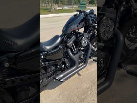 Custom Harley Sportster 48 with Vance and Hines Exhaust #harleydavidson #sportster1200 #harley #48
