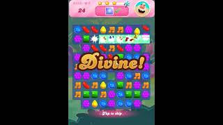 Candy Crush Saga Level 3756 Get Sugar Stars, 4 Moves Complete