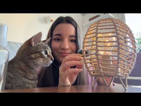 ASMR con cosas de Paulonga (mi hermana) triggers y susurros para dormir profundamente 😴💞
