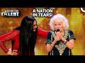 She S 81 Years Old Then Michelle Visage Hits The GOLDEN BUZZER Ireland S Got Talent 