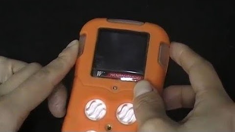 Portable 4 Gas Detector BX616 Calibration Video