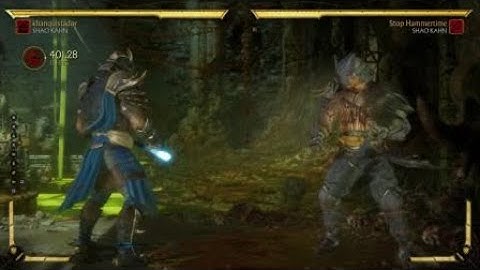 Ez damage  shao khan corner  combos