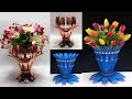 2 Plastic Forks Flower Vase DIY Ideas | Ide Kreatif Vas Bunga dari Sendok Plastik Garpu Bekas