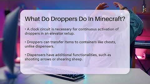 What Do Droppers Do In Minecraft? - Video Gamers Vault