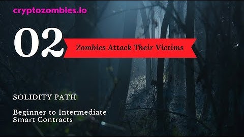 Beginner to Intermediate Smart Contracts - Chapter 2 | cryptozombies.io