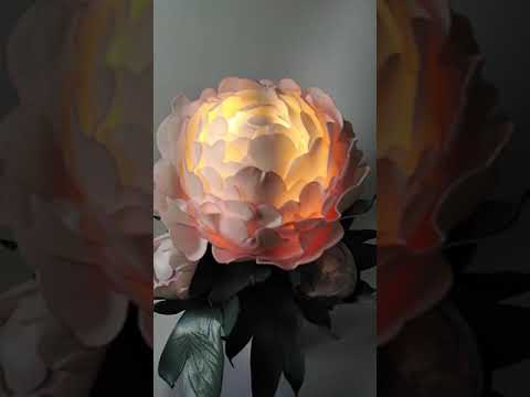 Обзор. Пион светильник из изолона