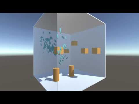boids with obstacle avoidance and goal seeking