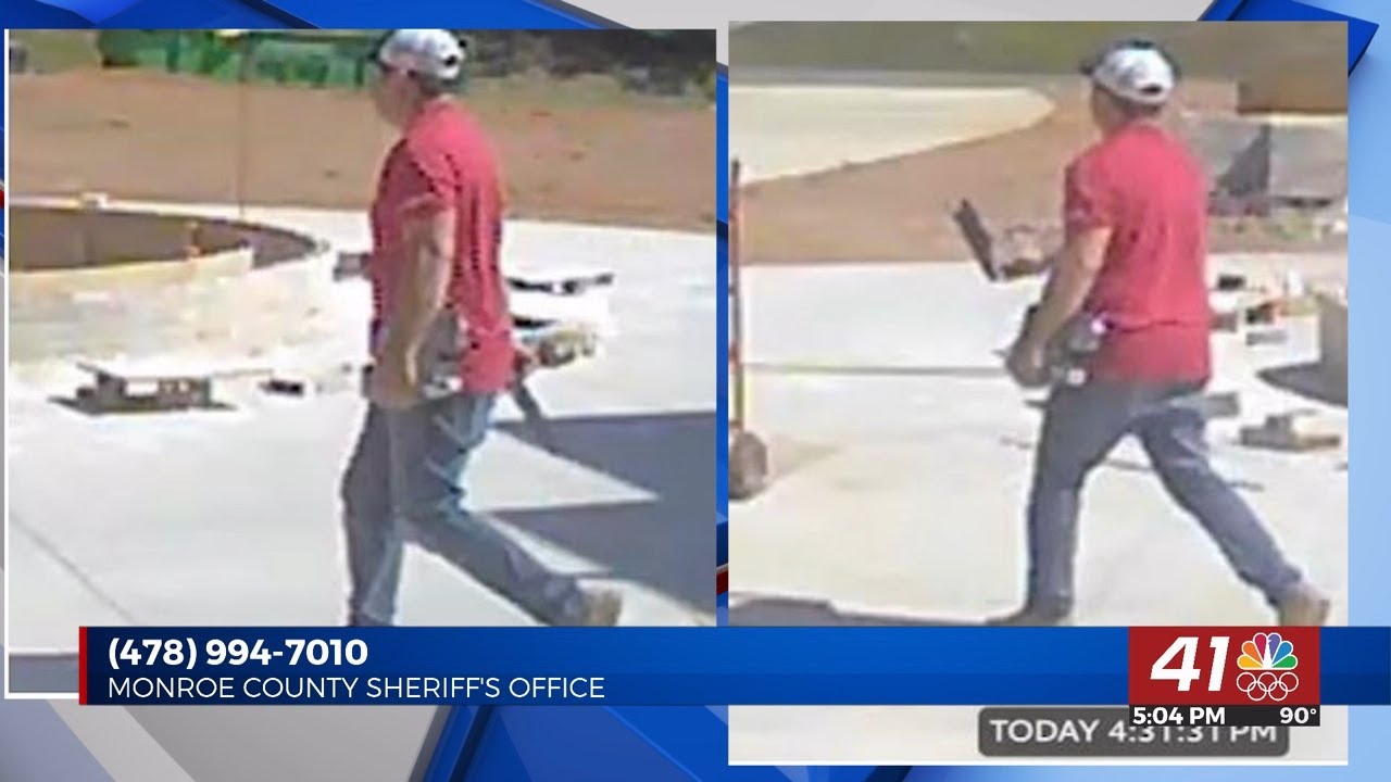 Person of Interest wanted in theft investigation in Monroe County - YouTube