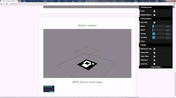 js-aruco Tracking/Solving a 3D Scene