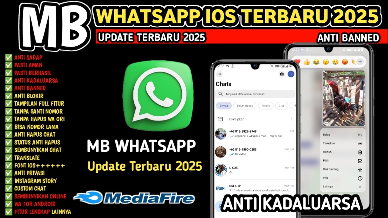 Mb Wa Ios Latest 2025 || Mb Whatsapp Ios Latest 2025 || Anti Expiration