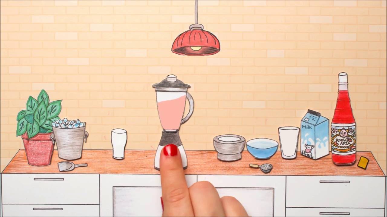 Fun Drinks with Rooh Afza: Almond Milkshake