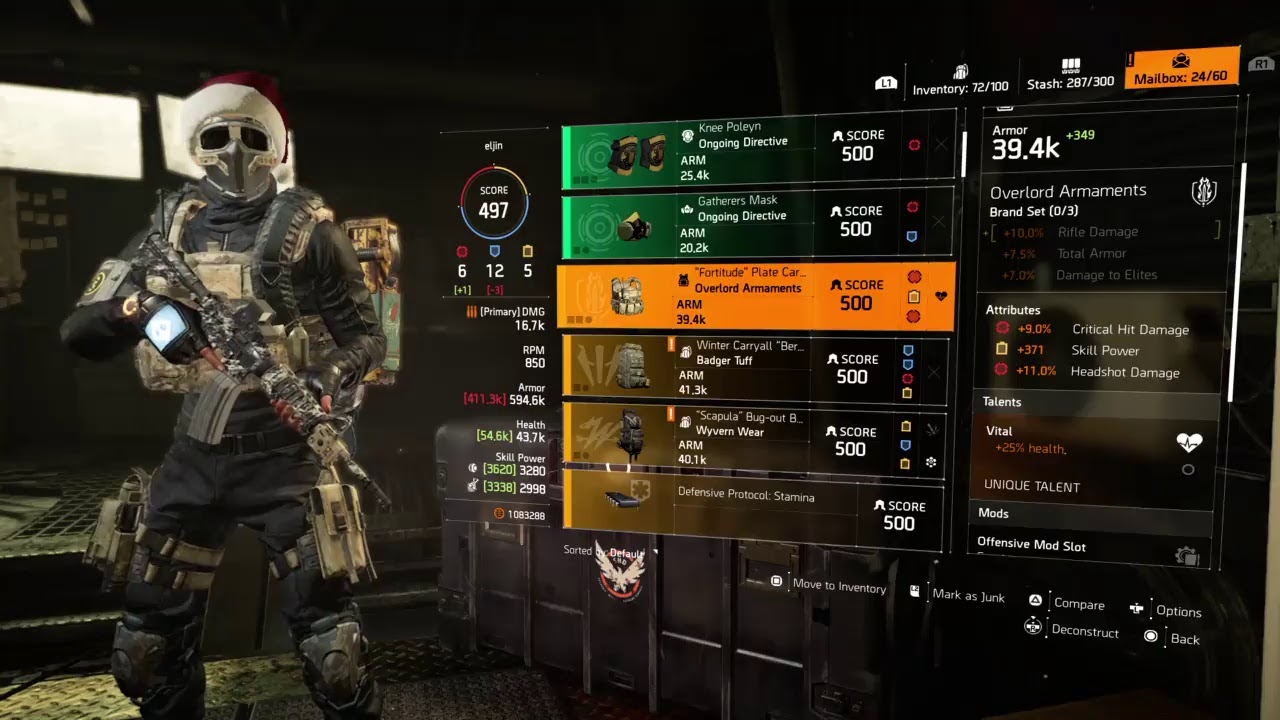 DIVISION2|TU6.1|NEW FARMING GODROLL ARMOR GILA VEST/BACKPACK - YouTube