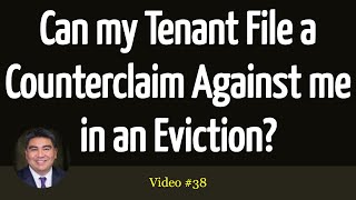 Can my Tenant File a Counterclaim Against me in an Eviction? #Landlord