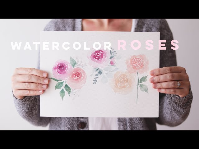 Watercolor Roses | Three Different Ways to Paint a Rose