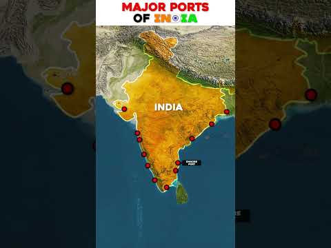 भारत में प्रमुख समुद्री बंदरगाह #shorts #OnlyIAS