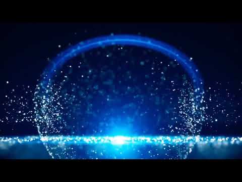Blue particles flakes slowly drift upwards.  Seamless loop, copyright free motion graphics