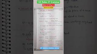 120 Rules Of Grammar || Each V/S Every (Rule-01) || By Nimisha Bansal Ma'am || SSC,BANK,UPSC @ssccgl